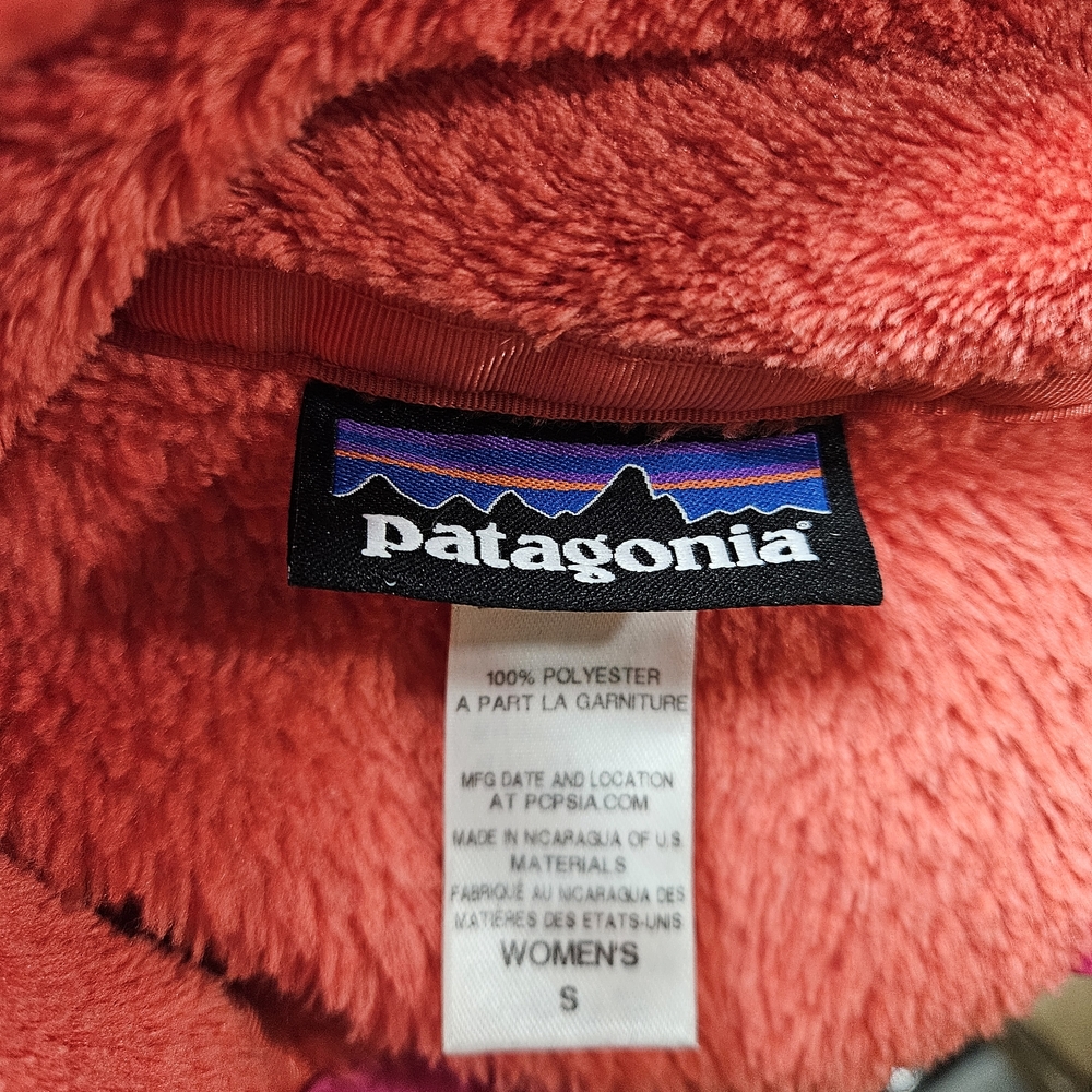 Patagonia Re-Tool Snap-T Fleece Pullover Womens‎ Size S Coral/Pink - Picture 4 of 7